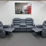 Roma 3+2 or 3+1+1 Leather Recliner Sofa Set Image 7