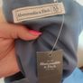 BNWT Abercrombie & Fitch Women Tank Top Blue High Neck Eyelet Cotton Blouse Cropped size XL UK14 EU42 Postage included Image 7