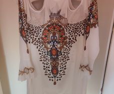 Venus  white cold shoulder detailed exclusive blouse size UK14/16 EU42/44 Perfect condition Postage included