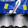 HS1 LED Bulbs H4 9003 Motorcycle Headlight Bulbs High Low Beam COB 10W 1000 Lumens DC 9-80V Replacement for 35/35W HS1 Halogen Bulbs Image 9