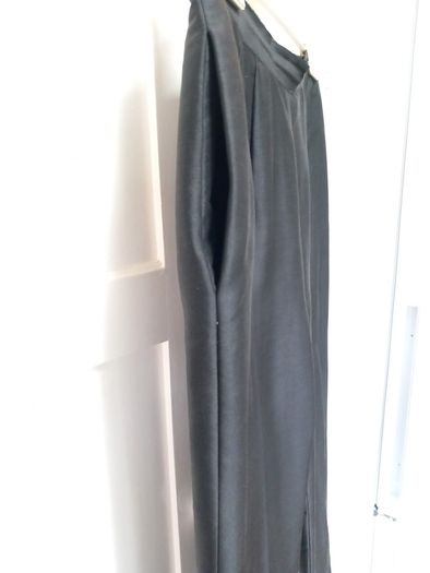 Black Thai Silk Trousers 14 Fit