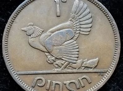[#479] - Ireland 1940 | Irish 1d | Irish One Penny | KM.11