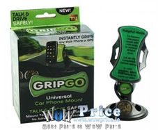 25123 GripGo Universal Car Phone Mount to Your Dash or Windshield