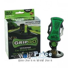 25123 GripGo Universal Car Phone Mount to Your Dash or Windshield