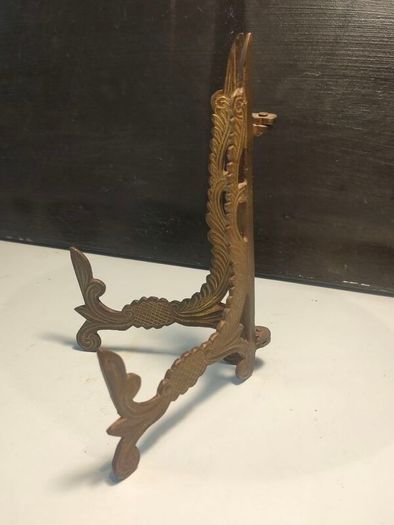 Art Nouveau Metal Alloy Picture frame stand