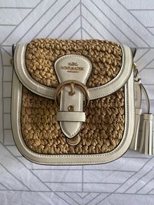 COACH Kleo 17 Signature Top Handle Crossbody Handbag
