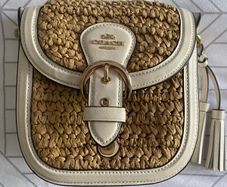 COACH Kleo 17 Signature Top Handle Crossbody Handbag