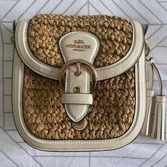 COACH Kleo 17 Signature Top Handle Crossbody Handbag