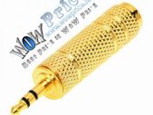 4712 3.5mm 1/8Inch Male to 6.3mm 1/4Inch Female Stereo Audio Jack