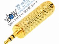 main image for ad 4712 3.5mm 1/8Inch Male to 6.3mm 1/4Inch Female Stereo Audio Jack