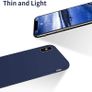 Liquid Silicone Case For iPhone XS Max Luxury Thin ShockProof Soft Phone Cover Blue - FHT6IPXSMLK Image 4
