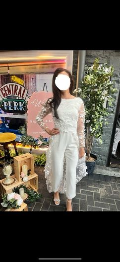 Bespoke Bridal Jumpsuit and Skirt