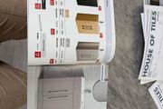 600mm floor vanity units and basins.