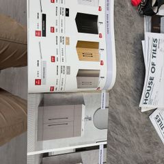 600mm floor vanity units and basins.