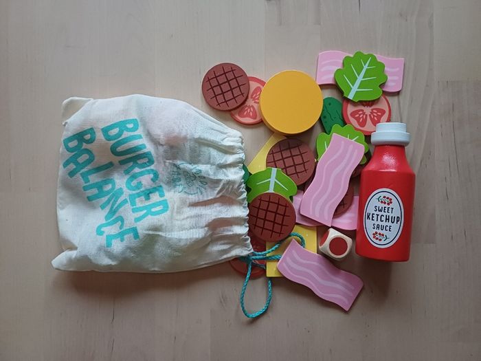 Burger Balance Dexterity Family Board Game