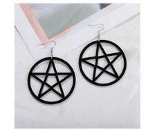 Goth Style Hoops + matching necklaces available