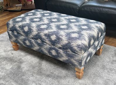 Cool Blue Hybrid Coffee Table/Foot Stool