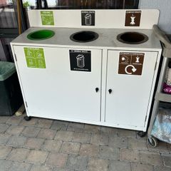 recycling bins