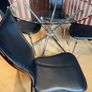 Tempered glass table and 4 matching chairs Image 4
