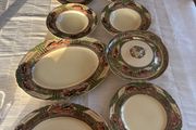 Vintage 1930s Myott Son &amp; Co "England's Countryside" 10-Piece Service (H.W.340)