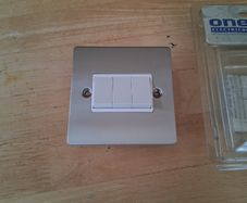 One Electrical 3-Gang 2-Way Light Switch Satin