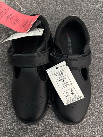 M&S Girls School Shoes