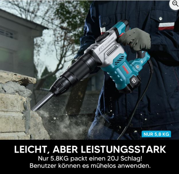 ENEACRO SDS-Max Demolition Hammer, Powerful 1300W