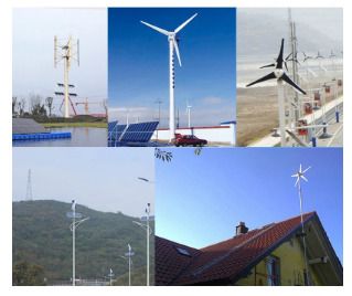 500W 12V 5 Blades Wind Power Turbines Generator Wind Turbine Horizontal Windmill Energy Turbines for Home Garden Energy
