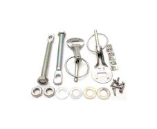 Competition bonnet pins stainless steel