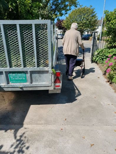 walking aid for OAP