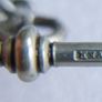 Victorian Albert  Solid Silver Albert Watch Chain "N.G.R.CO.REG" Birmingham or Chester. length 12" - 41,9g Image 7