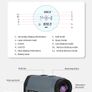 Golf Laser Rangefinder 650M Telescope with Flag-Lock Slope Pin Distance Meter for Hunting Monocular Image 2
