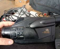 Vintage Sanyo VM-RZ1P Old Tapes Tape Premier Collection 8 mm Movie Video Camera Recorder Camcorder Japan cassette Handycam 8x Auto Focus