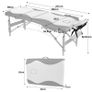 New foldable sports injury therapy physio massage table - FREE P&P Image 6