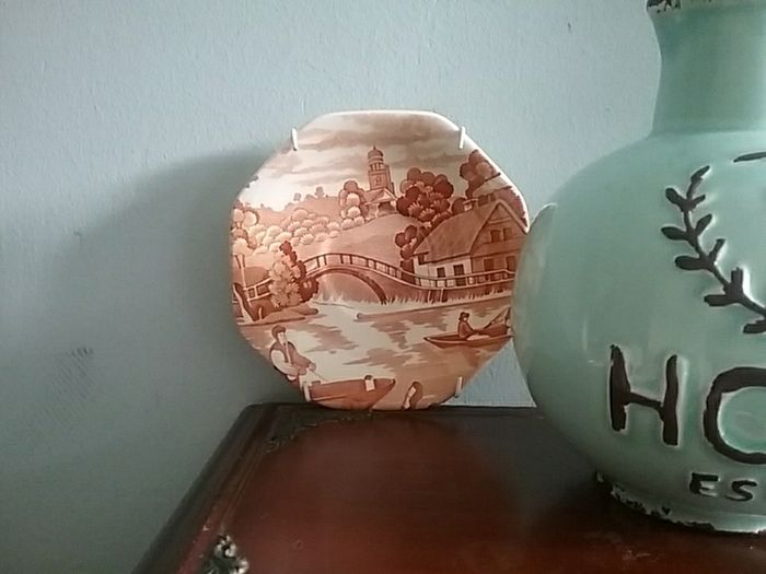 Two Display Saucers + Water Jug