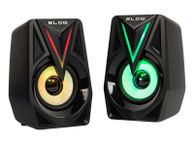 main image for ad New LED PC Computer Portable Multimedia 2.0 Audio Speakers Jack 3.5mm USB #1198