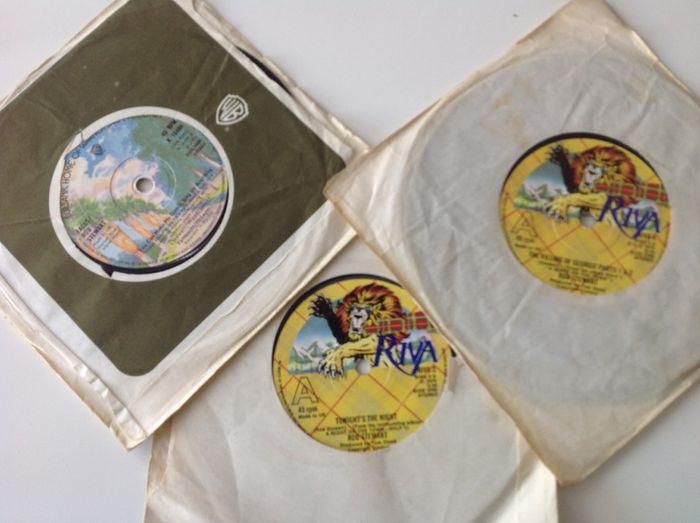 Vinyl records, Rod Stewart singles