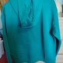 Size M (12-14) Green hoodie Image 2