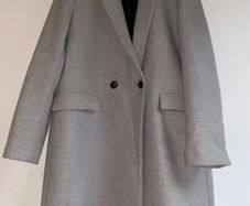Zara TRF coat Light Grey Size L
