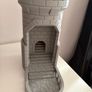 Articulated RPG Dice Tower Castle Design with Mechanical Pop-up Tray Image 4