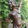 Vintage Collectible Metal Sculptures French Art Deco Sculptures 22" Image 8