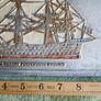 HMS Victory , Portsmouth , Vintage aluminum plate 10" x 6,5" Image 4