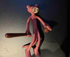 The Pink Panther baseball San Carlo flexible figurine