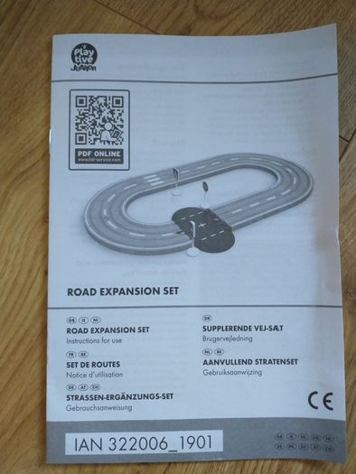 Playtive Road Expansion Set (train tracks compatible)