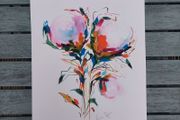 Original Watercolour Floral Painting