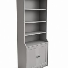 IKEA HAUGA grey high cabinet
