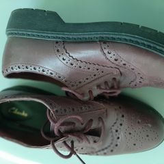 2 pairs of Clarkes brogue shoes