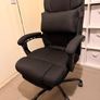 Office Chair with Lumbar Cushion and leg rest Image 3