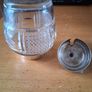 large Sterling silver mount jam jar Birmingham 1945 Image 5
