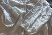 The white company size 18 linen and lace blouse